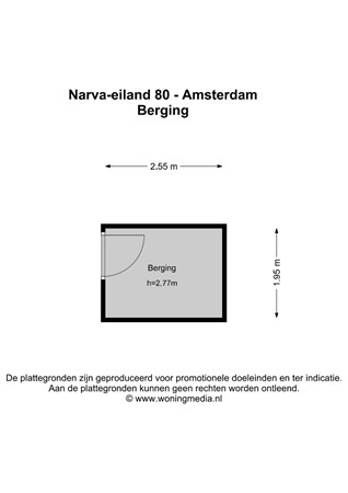 Floor plan - Narva-Eiland 80, 1014 ZJ Amsterdam 